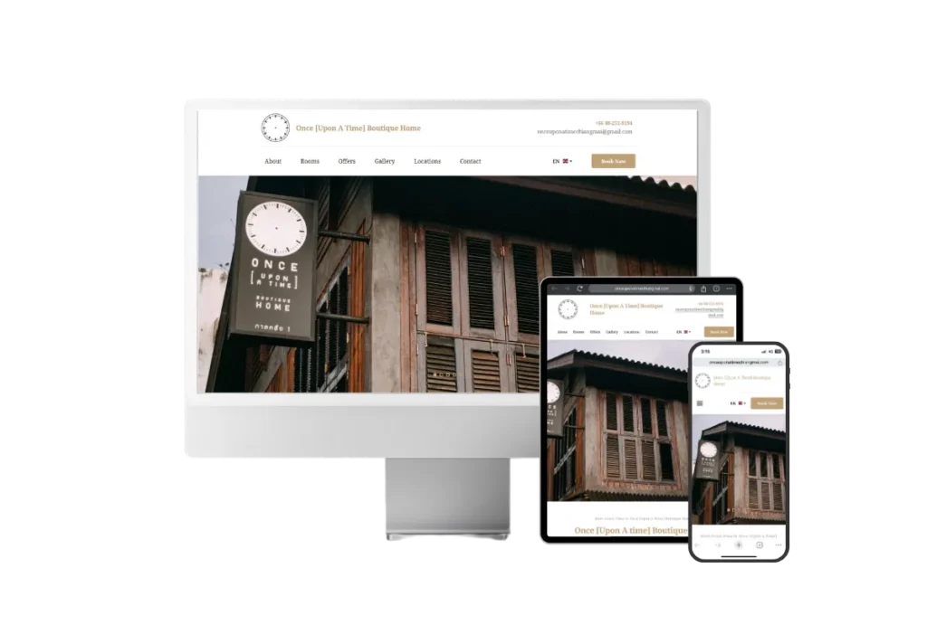 hotel website development